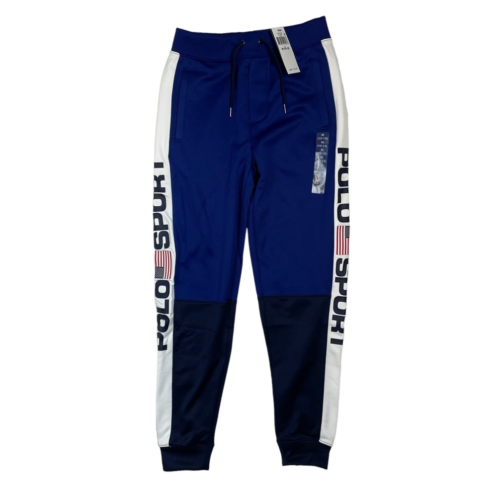 Polo Ralph Lauren Polo Sport Boys Athletic Jogger Pants Blue Size Medium…